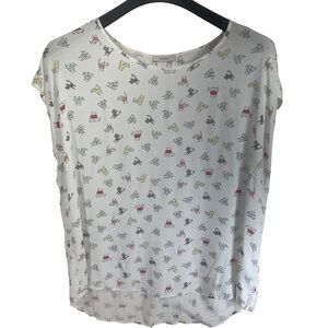 MANDEE plus size Women's White Printed Top size 2x